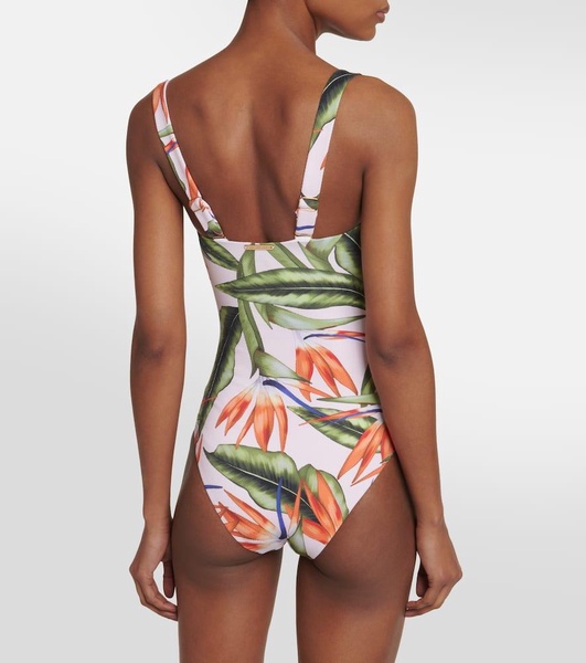 Carla floral printed swimsuit