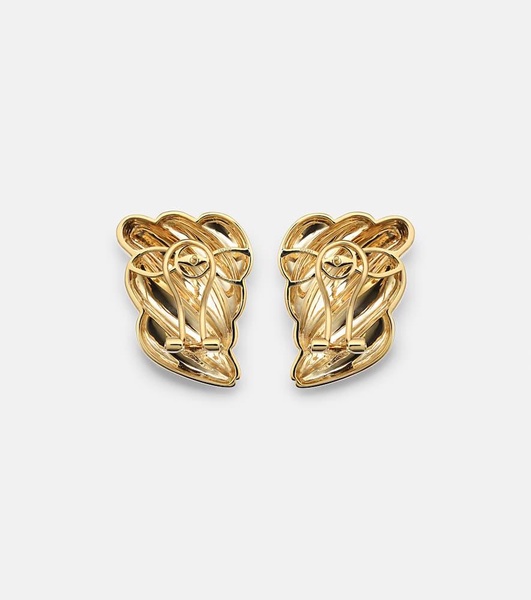 Croissant Large 18kt gold earrings