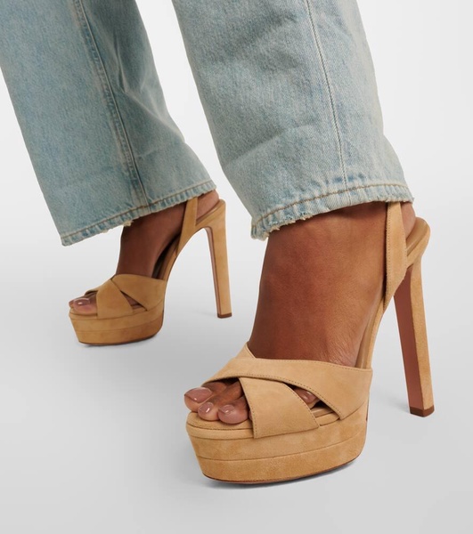 Divine 130 suede platform sandals