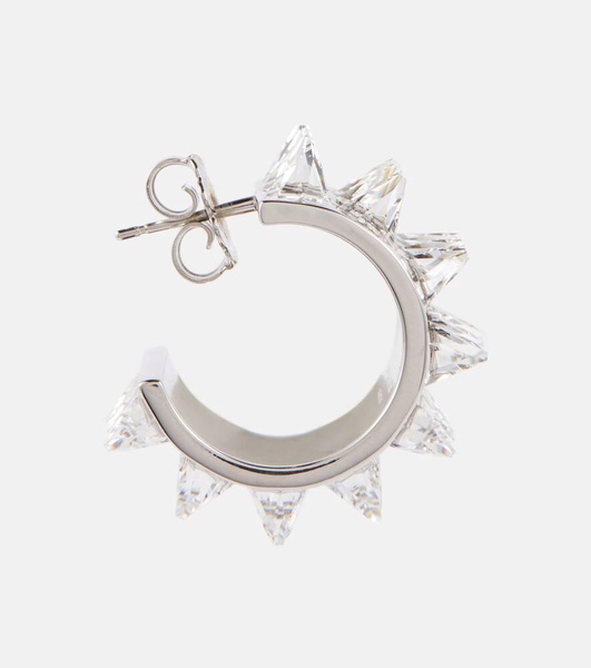Karma crystal-embellished earrings