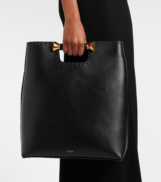 Bobine leather tote bag