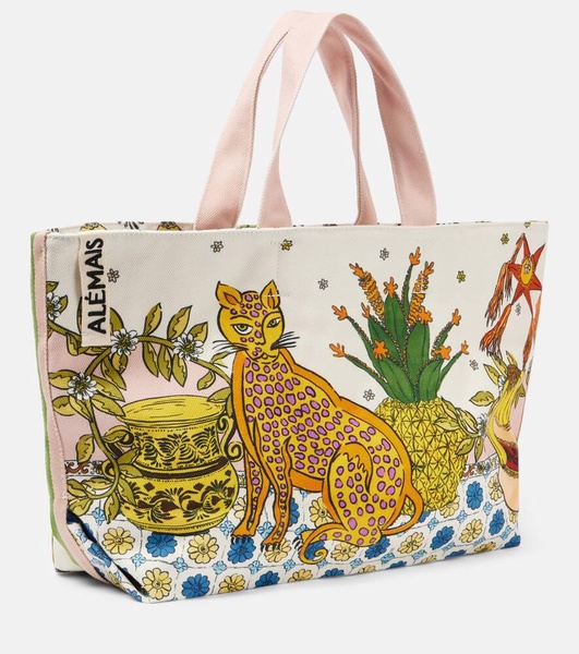 Hazel Large canvas tote bag