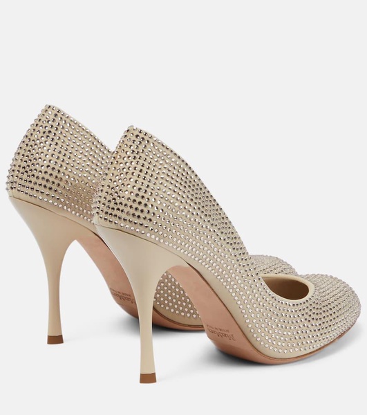 Marylin crystal-embellished pumps