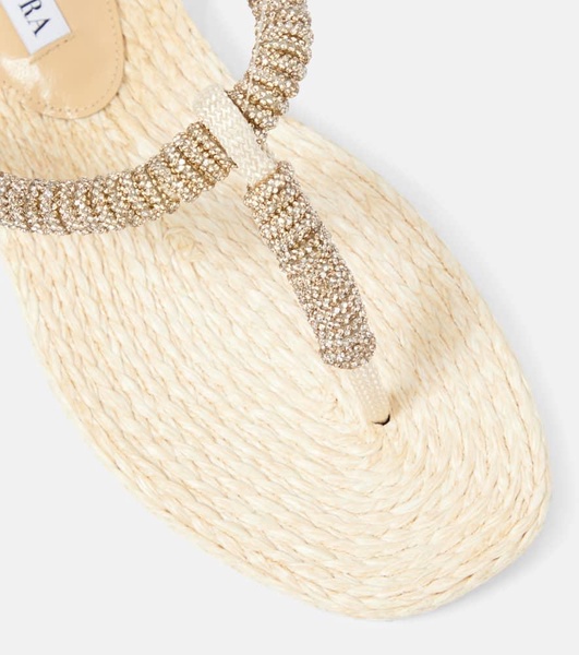 Sunkissed embellished thong sandals