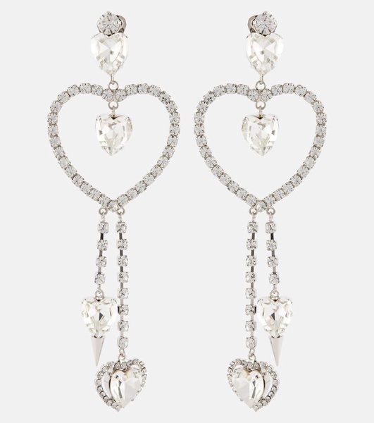 Embellished pendant earrings