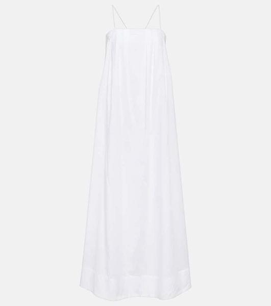 Heather cotton batiste maxi dress