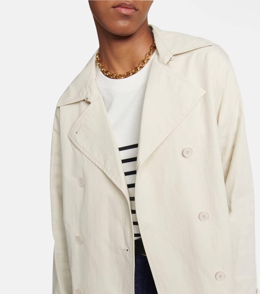 Irene cotton-blend trench coat