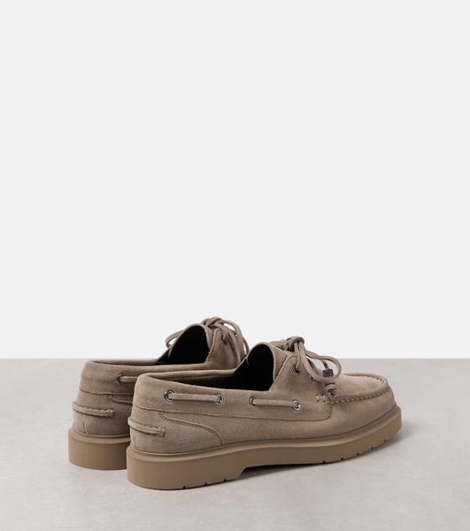 Monili suede boat shoes