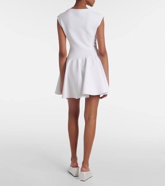 Pleated minidress