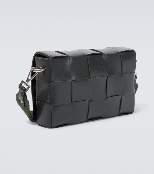 Cassette leather crossbody bag