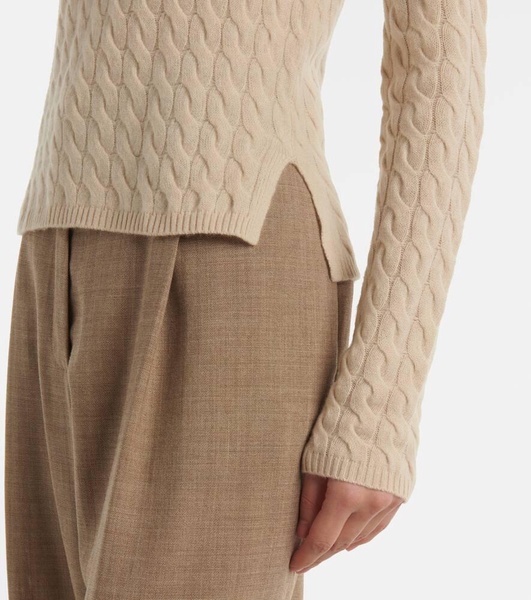 Milla cable-knit cashmere sweater