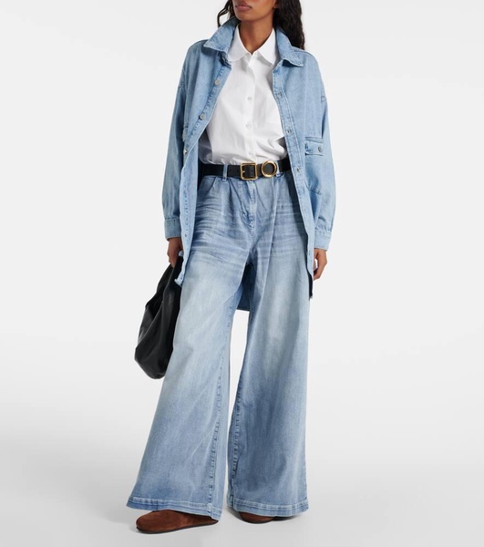 Oversized denim jacket