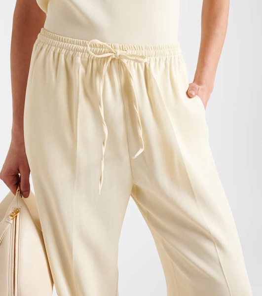 Aurelia crêpe straight pants