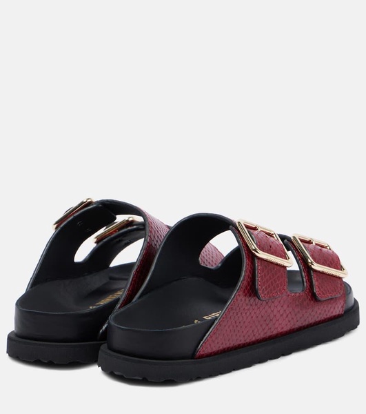 Arizona snake-effect leather sandals