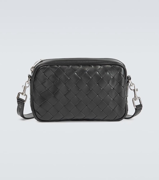 Mini Intrecciato leather camera bag