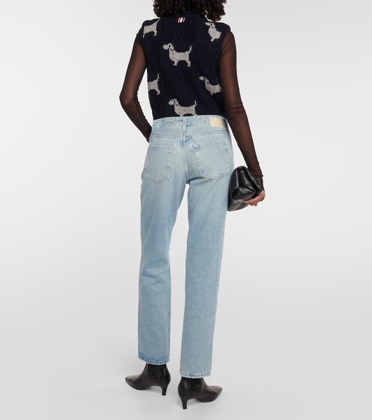 Remy low-rise straight jeans