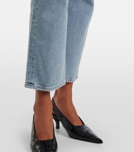 Valen mid-rise straight jeans