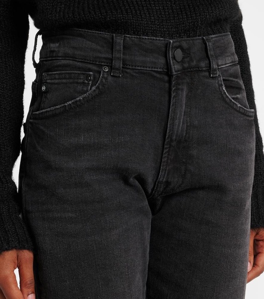 Lanzarote mid-rise straight jeans