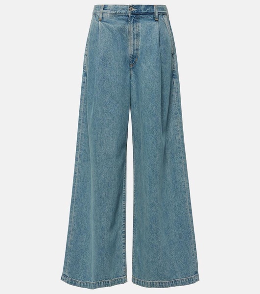 Ellis mid-rise wide-leg jeans
