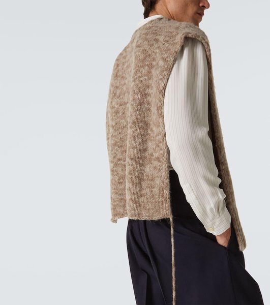 Wool and cotton vest