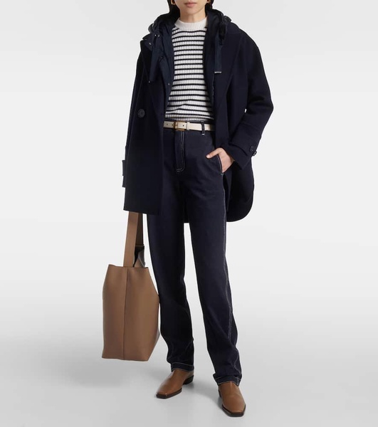 Zibello high-rise straight jeans