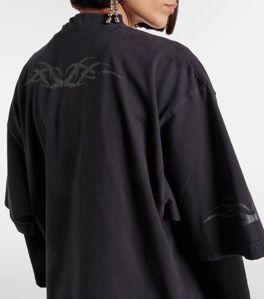 Logo oversized cotton jersey T-shirt
