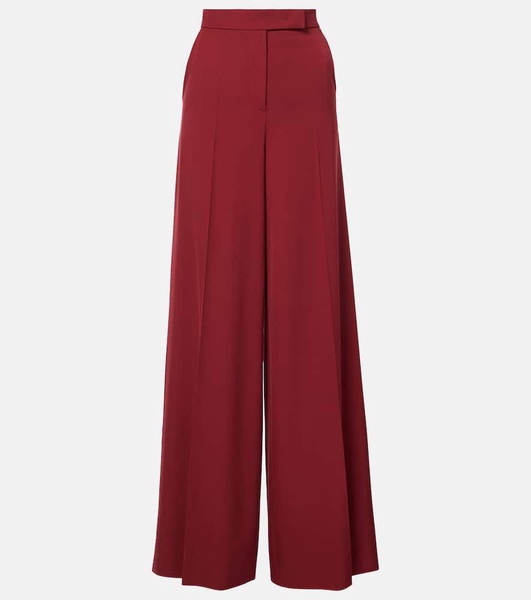 Ninfa virgin wool gabardine palazzo pants