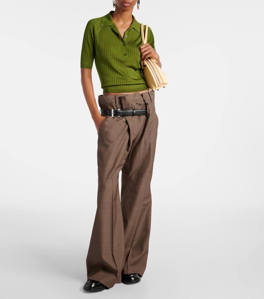 Partar wool flared pants