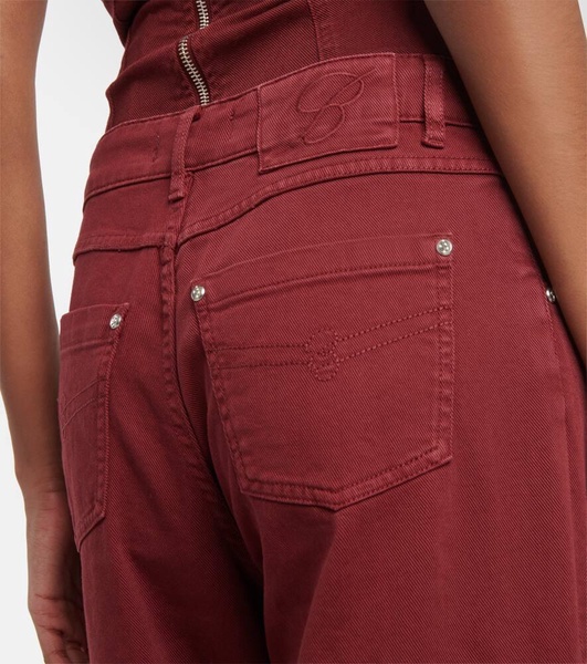 Mid-rise boyfriend jeans