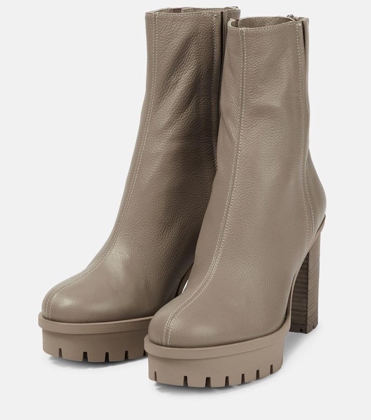 Francoise leather ankle boots