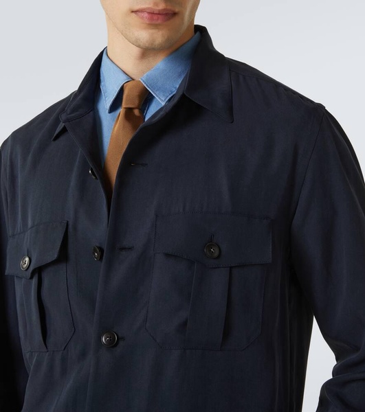 Straight-cut overshirt