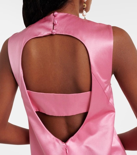 Neptuna embellished satin minidress