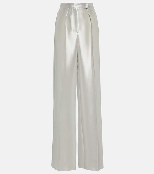 Bridal Tebano silk-blend pants