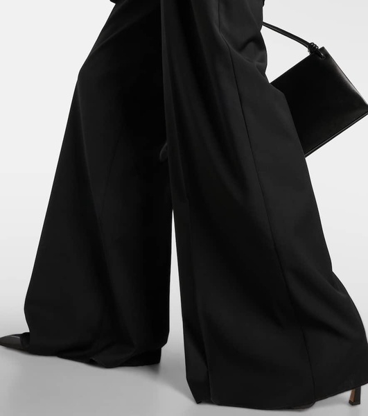 Rimini virgin wool wide-leg pants