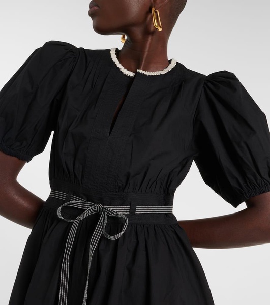 Wilda cotton poplin minidress