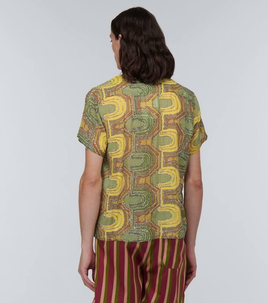 Disco Tinsel embroidered shirt