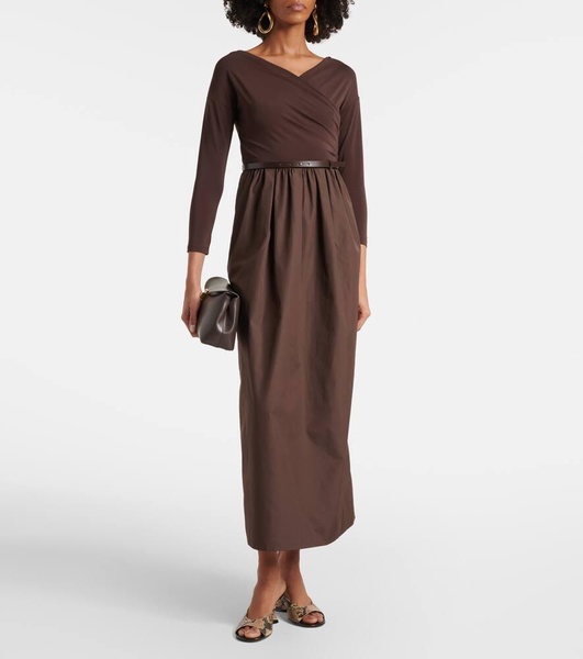Kaiser belted maxi dress