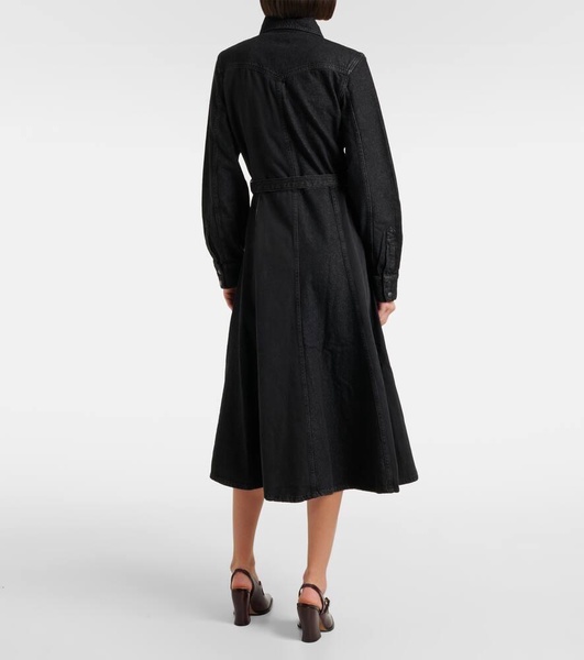 Marseille denim shirt dress