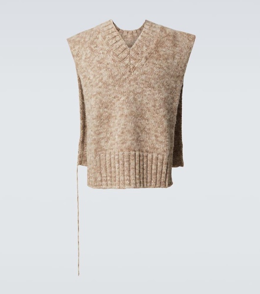 Wool and cotton vest