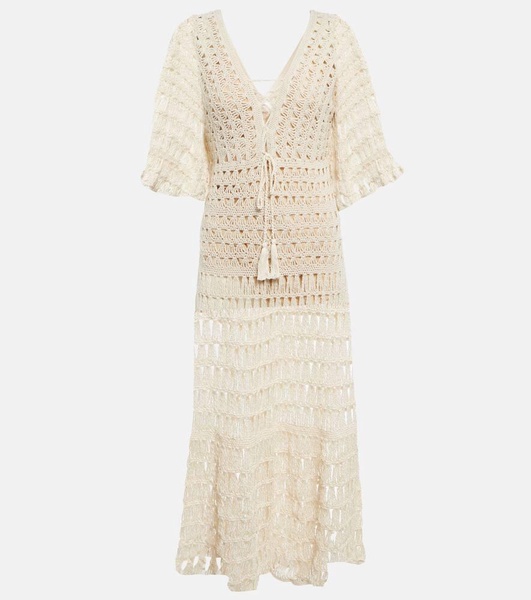 Marissa crochet cotton maxi dress