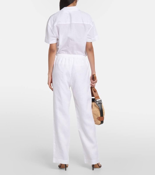Aurelia linen straight pants