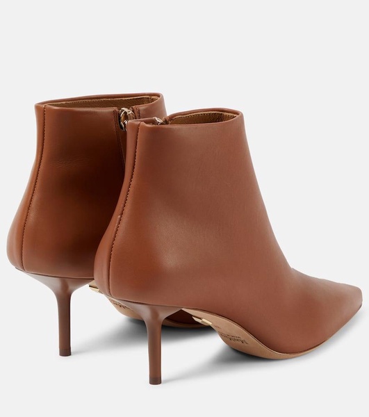 Leather ankle boots
