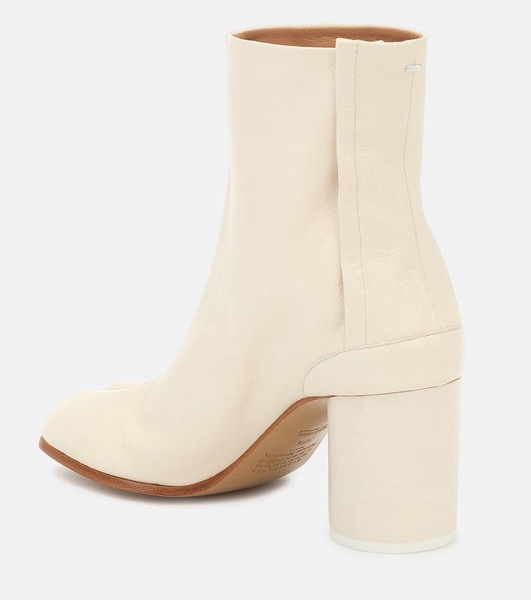 Tabi leather ankle boots