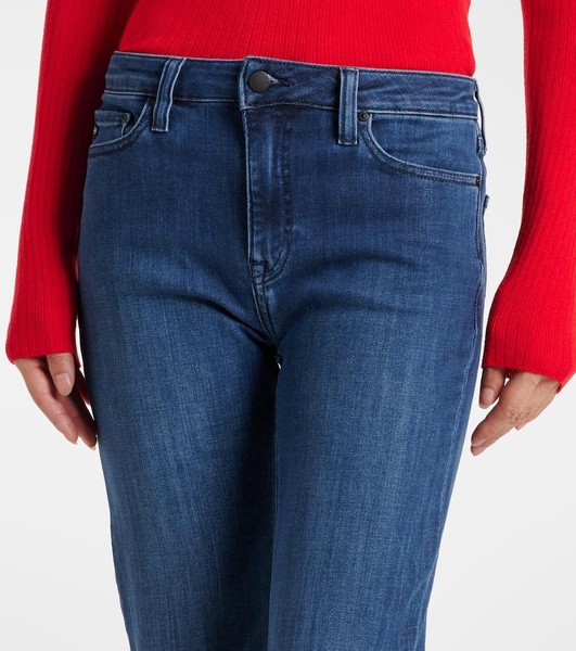 Tropea mid-rise flared jeans
