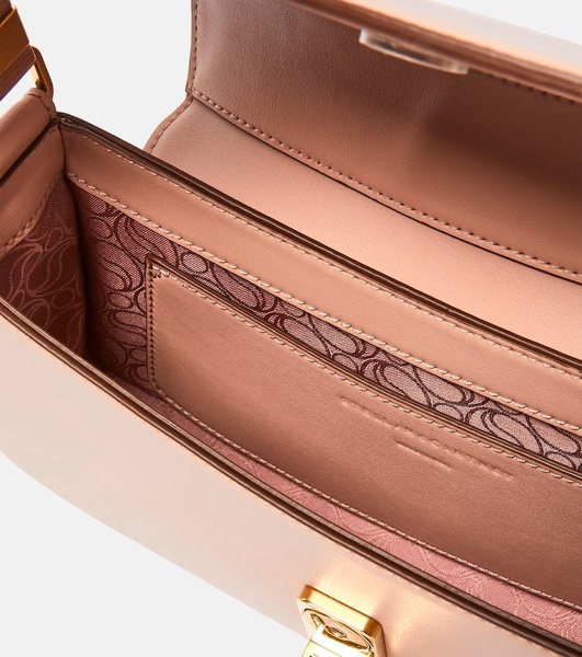 S-Wave faux leather shoulder bag