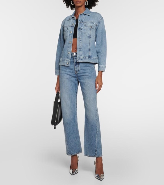 x EmRata Bell denim jacket