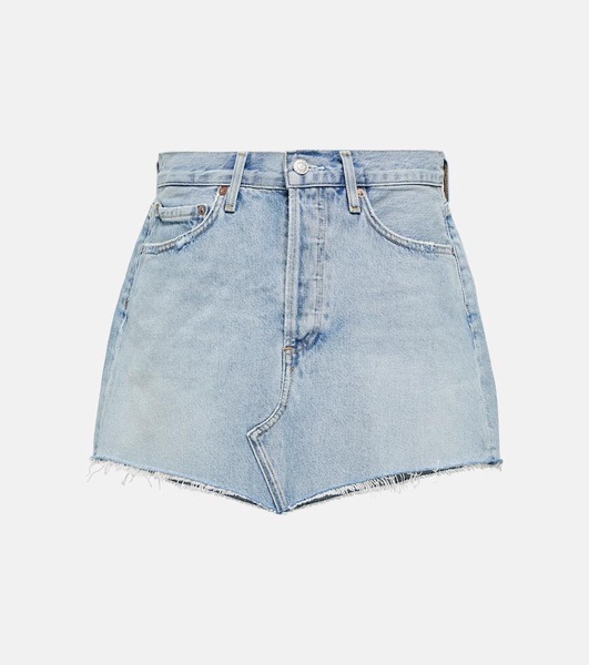 Denim miniskirt
