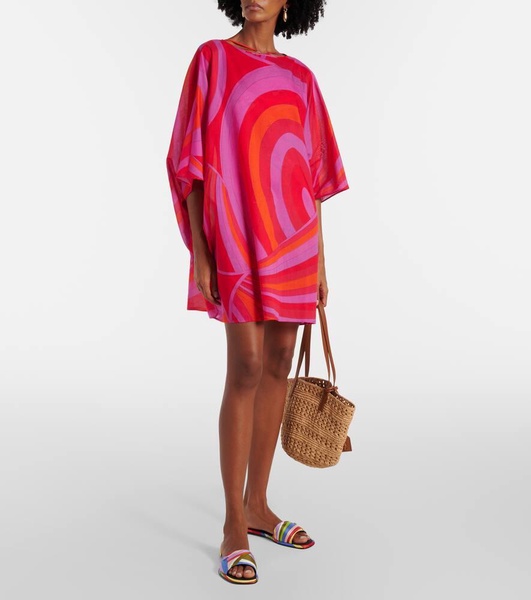 Iride cotton muslin kaftan