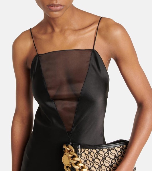 Satin slip dress