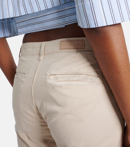 Caden mid-rise twill tapered pants